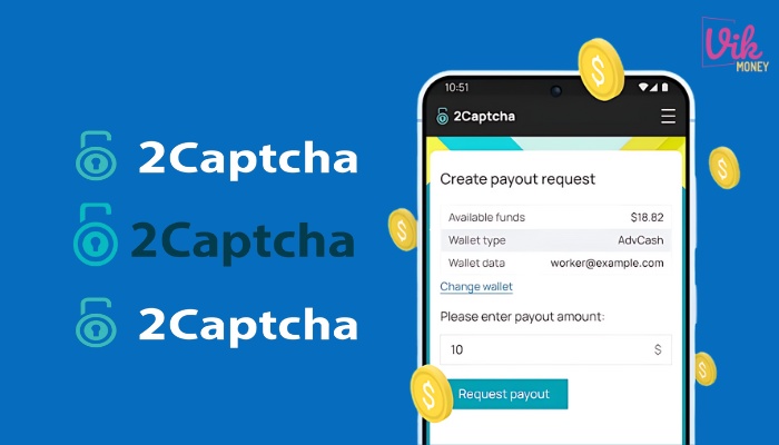 Web 2Captcha - kiếm tiền online bằng cách gõ Captcha