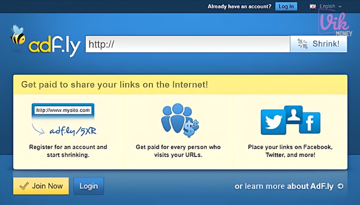 AdF.ly – Site rút gọn link quốc tế đáng tin cậy