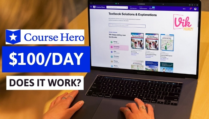 CourseHero – Ứng dụng giải bài tập kiếm tiền