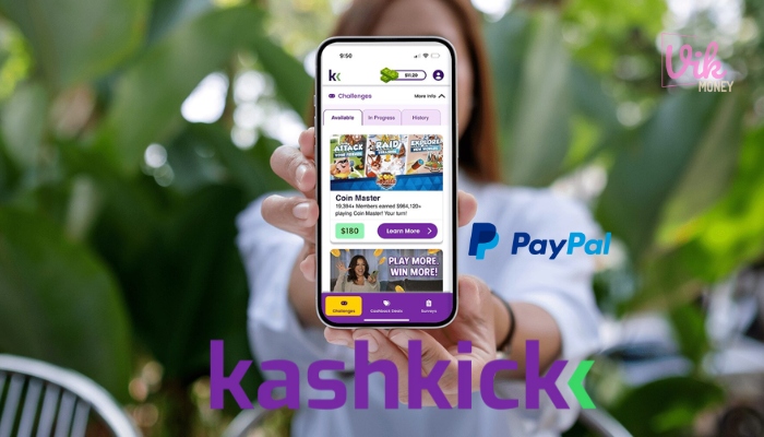 Kashkick – Ứng dụng trò chơi và nhiệm vụ kiếm tiền với PayPal