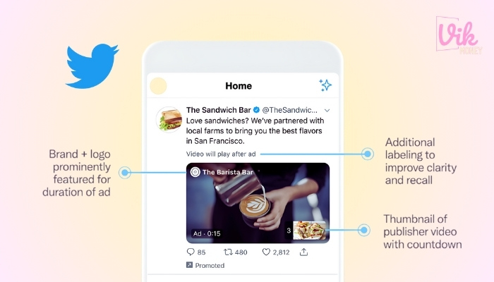 Twitter Amplify: Hợp tác quảng cáo, tăng thu nhập Twitter