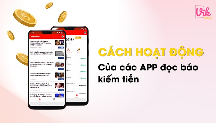 Cách hoạt động của các App đọc báo kiếm tiền