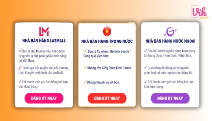 Nhà bán hàng trên Lazada