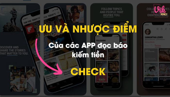 Ưu và nhược điểm của các APP đọc báo kiếm tiền