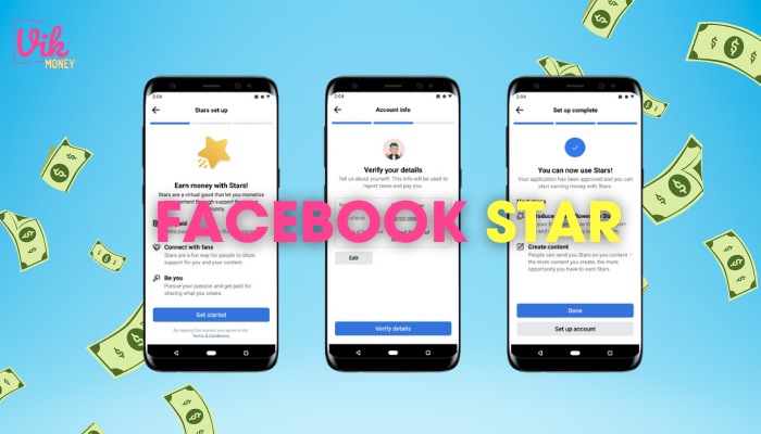 Kiếm tiền từ Facebook Stars