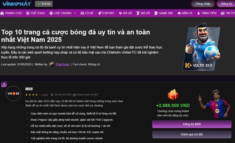 Read more about the article Nhà cái uy tín Vĩnh Phát Mobile là địa chỉ kiếm tiền từ cờ bạc tuyệt vời
